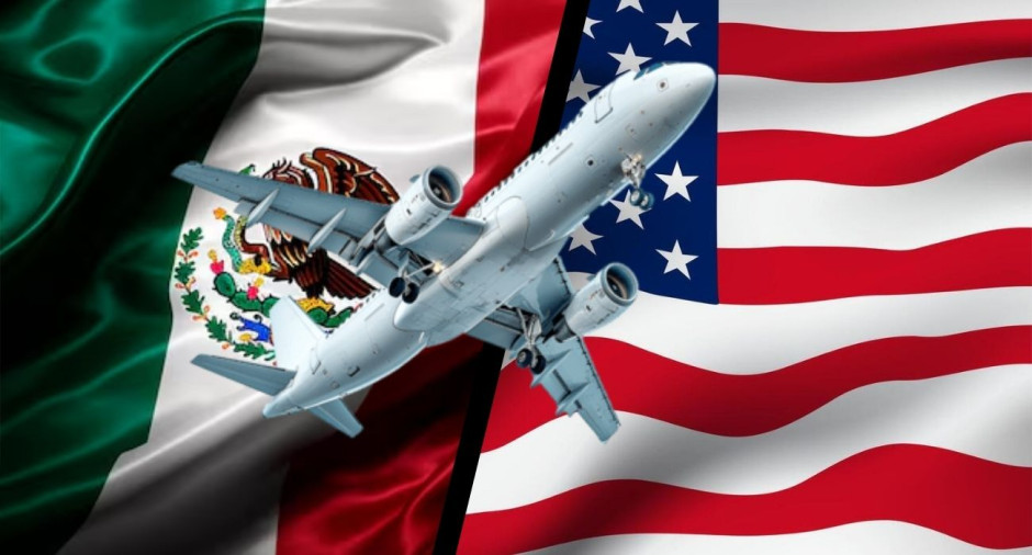 México y EU acuerdan medidas para fortalecer el transporte aéreo bilateral