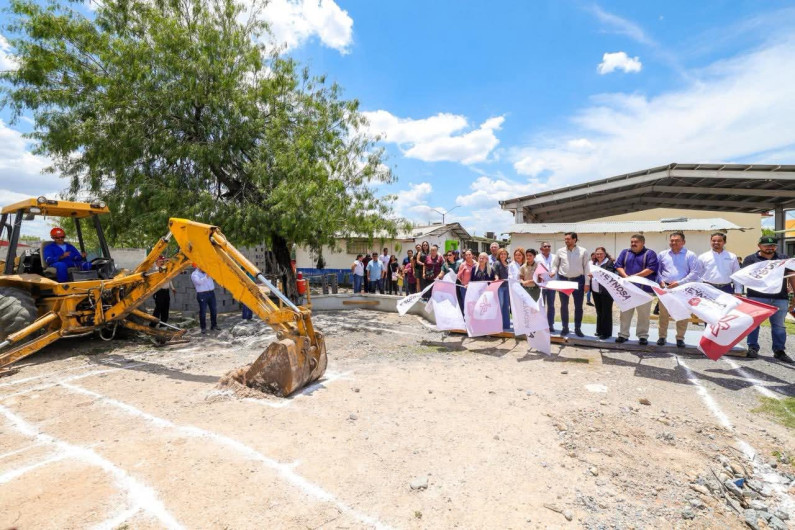Construye Gobierno de Carlos Peña Ortiz Comedor Escolar en primaria Carlos Fuentes Macías
