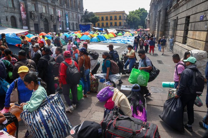 Segob llama a la CNTE al diálogo y pide mantener protestas pacíficas; advierte presencia de “provocadores”