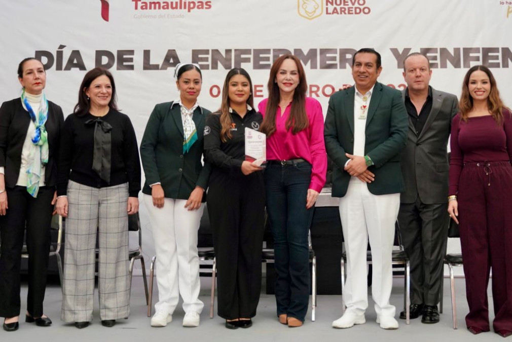 Refrenda Carmen Lilia respaldo al sector salud durante homenaje al personal de enfermería