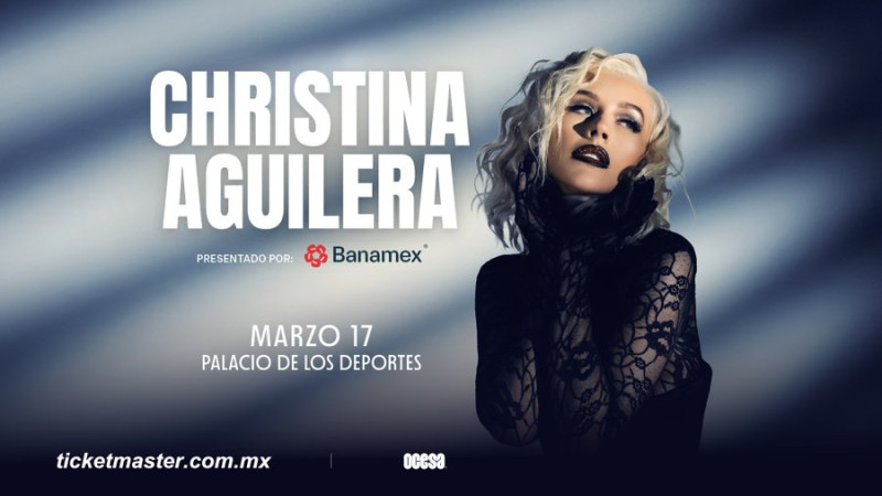 Christina Aguilera regresa a México: la cantante anuncia concierto único en CDMX para 2026