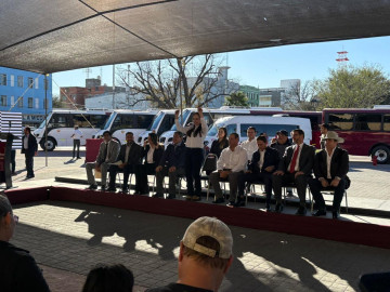 Refuerzan transporte público con la puesta en marcha de nuevas unidades
