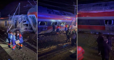 Descarrilamiento de trenes de alta velocidad en el sur de España deja múltiples víctimas