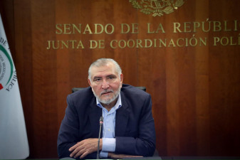 Adán Augusto López renuncia a coordinación de Morena en el Senado; Ignacio Mier asume el cargo