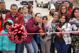 Gobierno de Nuevo Laredo refuerza infraestructura vial en Los Olivos; entrega calles pavimentadas con concreto hidráulico