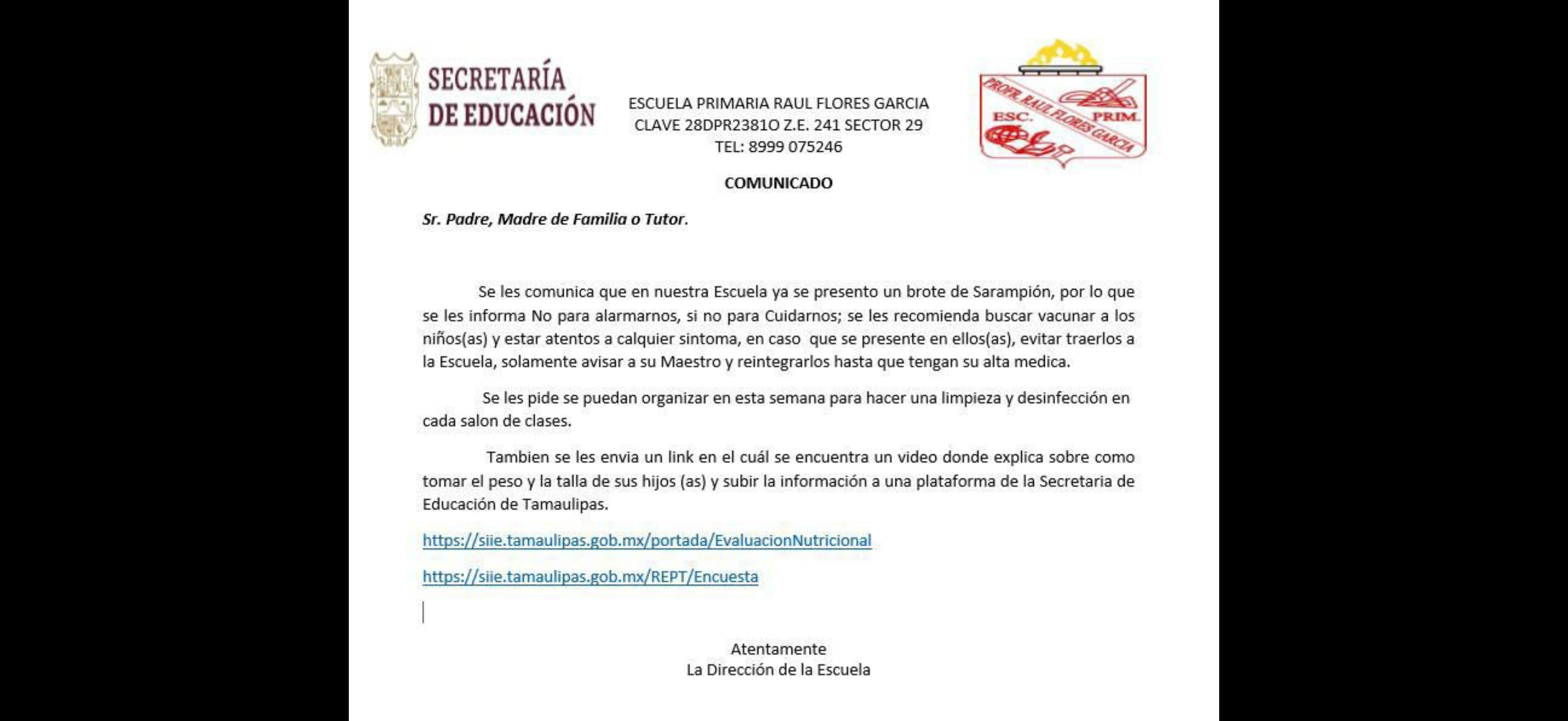 Confirman dos casos sospechosos de sarampión en Reynosa