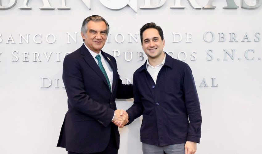 Gestiona Américo recursos con Banobras para proyectos estratégicos de infraestructura en Tamaulipas