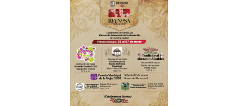 Ya empezó el festejo del 277 Aniversario de la Fundación de Reynosa