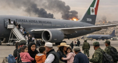 Evacúa México a más de mil 300 connacionales de Medio Oriente