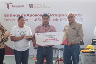 Impulsa Tamaulipas desarrollo forestal sustentable con apoyos a productores