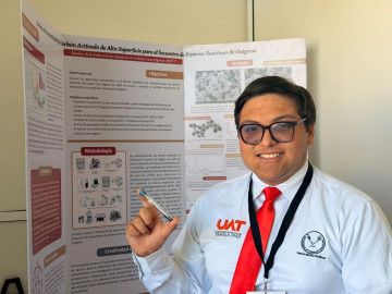 Estudiante de la UAT pone en alto a Tamaulipas en la FEMECI 2026