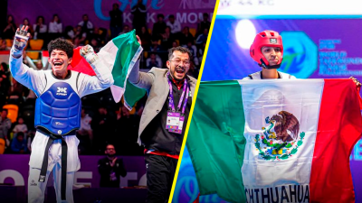 México suma oro y plata en el Mundial Juvenil de Taekwondo