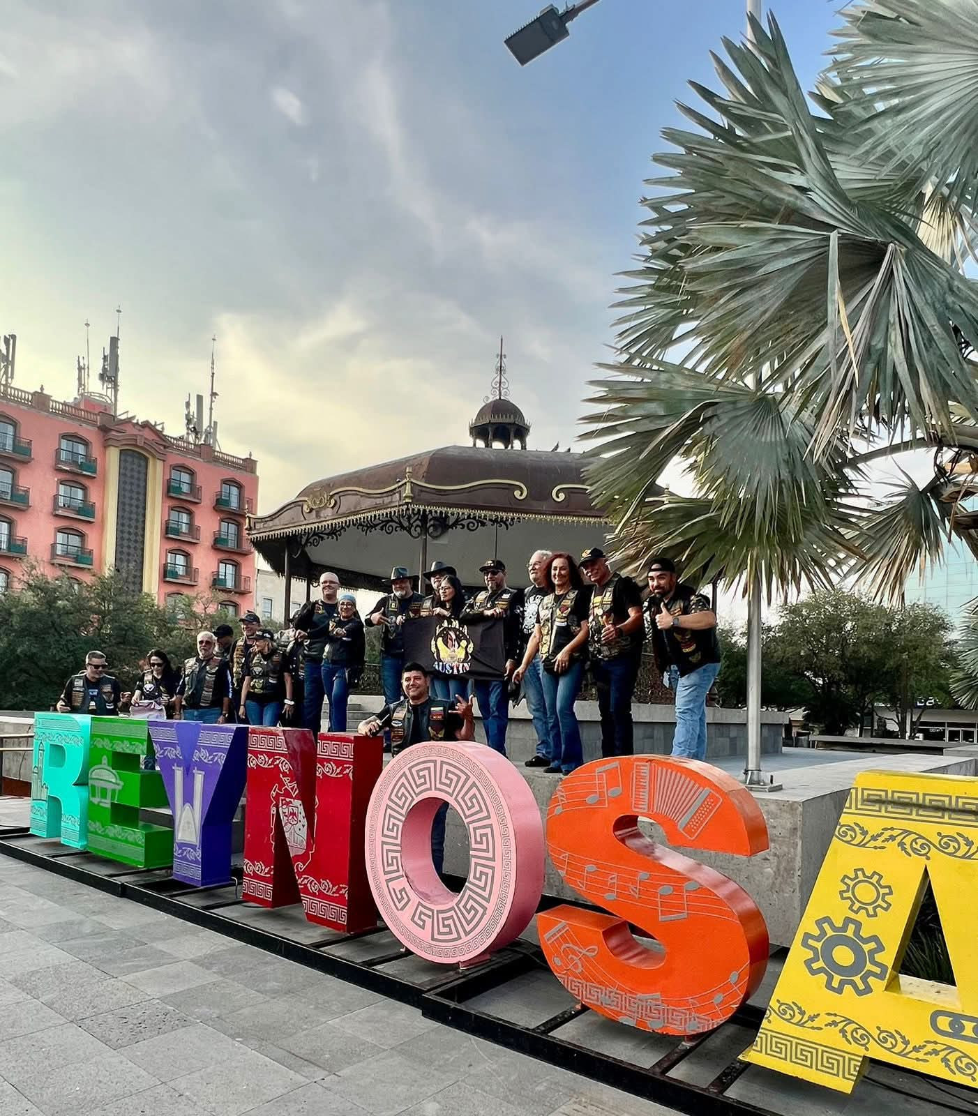 Visitó Reynosa Caravana internacional de Motociclistas LAMA