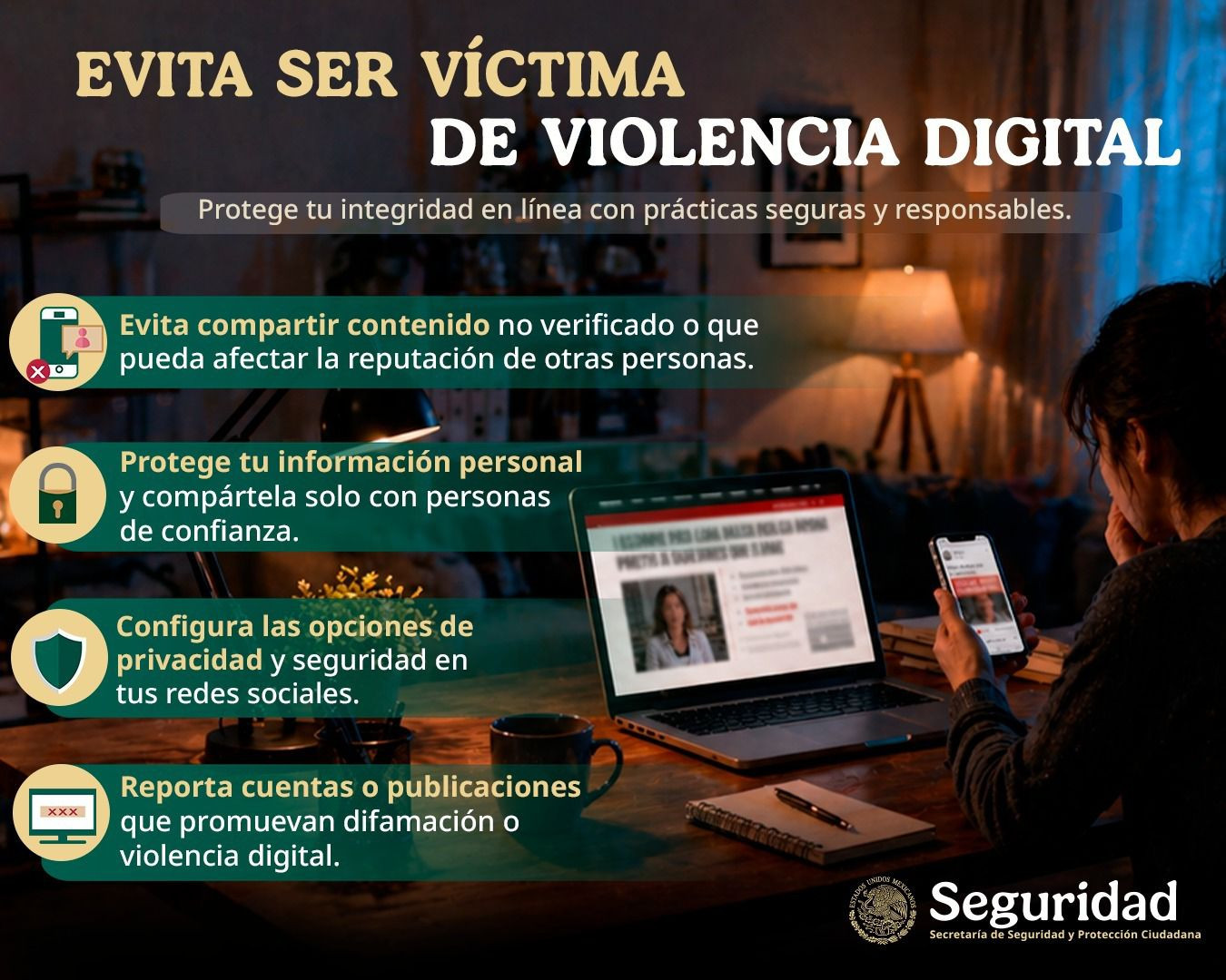 SSPC emite recomendaciones para prevenir violencia digital