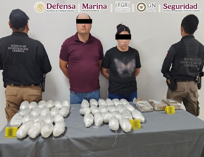 Aseguran 25 mil pastillas de fentanilo y 20 kilos de metanfetamina en operativo en Chihuahua