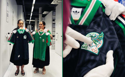 Denuncian a Adidas por explotación laboral a artesanas de Naupan; pagaron 36 pesos la hora por un jersey de 4 mil