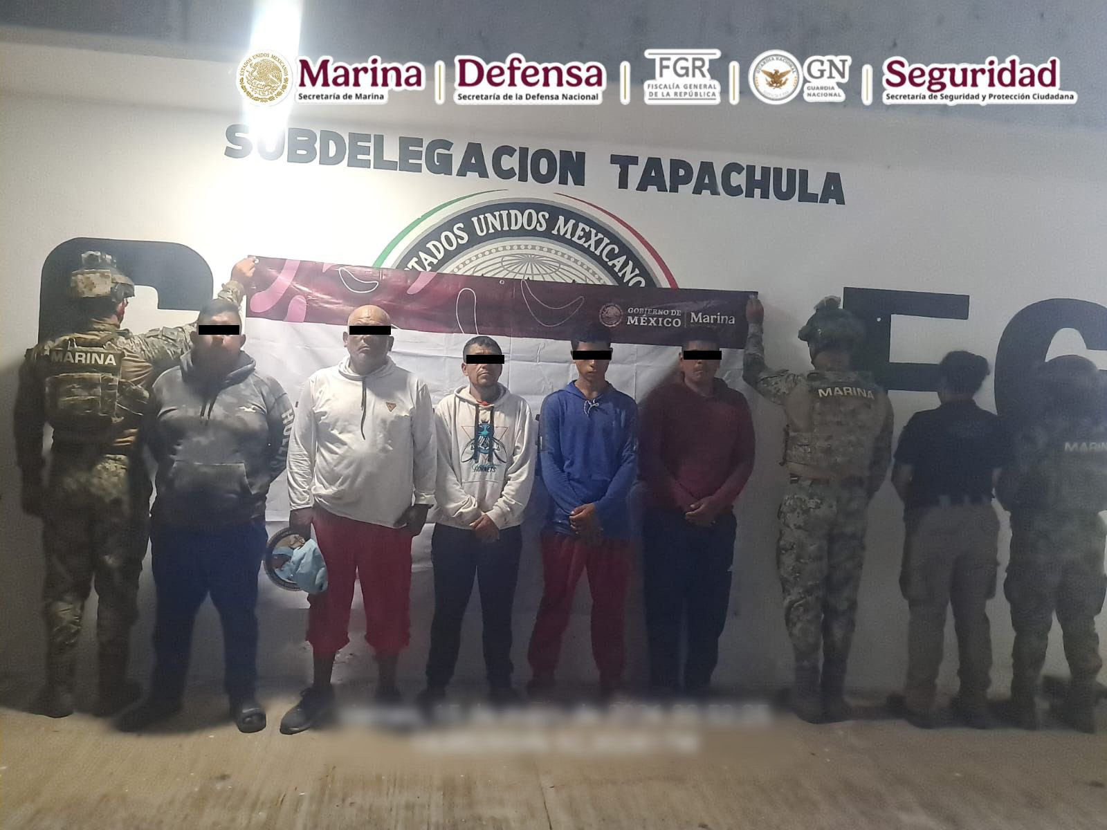 Aseguran 1.5 toneladas de cocaína en costas de Chiapas; hay cinco detenidos