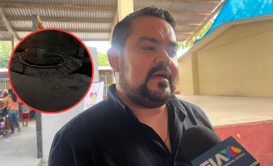 “No hay riesgo”; autoridades investigan origen de presunto combustible en drenaje