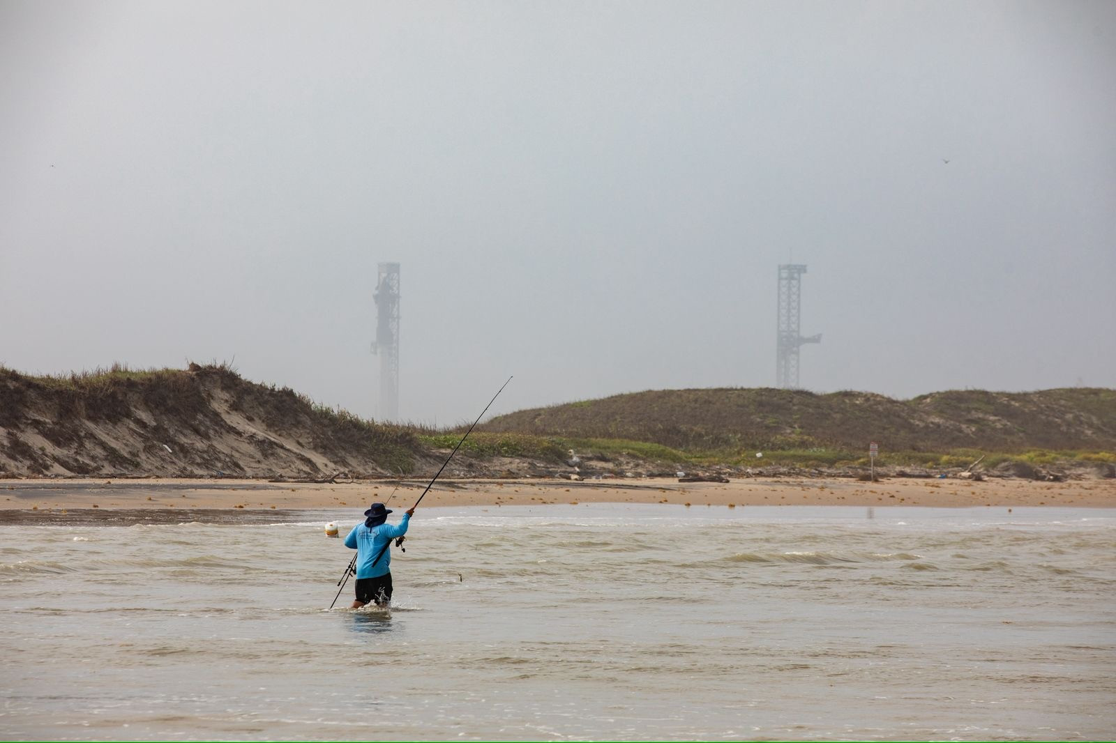 Greenpeace protesta en Playa Bagdad por impactos ambientales de lanzamientos de SpaceX