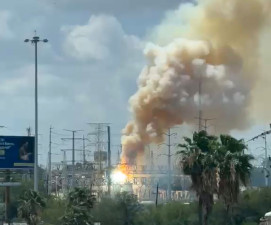 Confirman incendio en subestación de CFE en la colonia Jacinto López; investigan causas