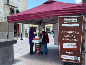 Promueven en plaza principal servicio “Internet para el Bienestar”