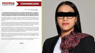 Morena inicia proceso contra alcaldesa de Tenancingo por presunta simulación de secuestro