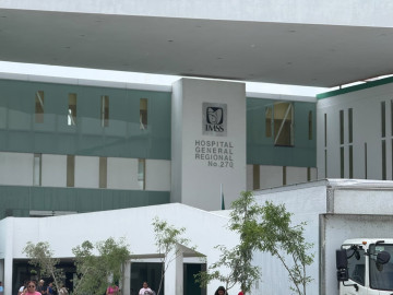 Derechohabientes denuncian falta de aire acondicionado en Hospital IMSS 270