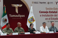 Instalan CNPC y Gobierno de Tamaulipas puesto de comando por temporada de lluvias y ciclones