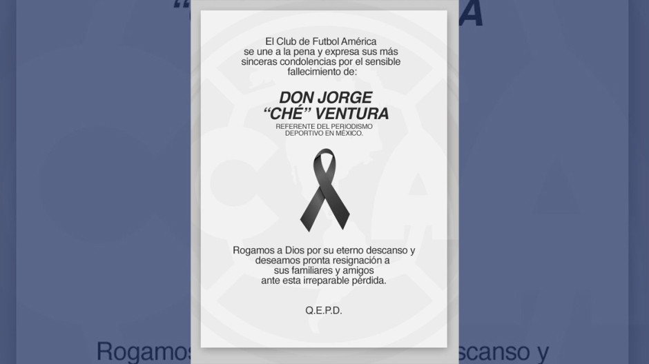 Muere el periodista deportivo Jorge "Che" Ventura