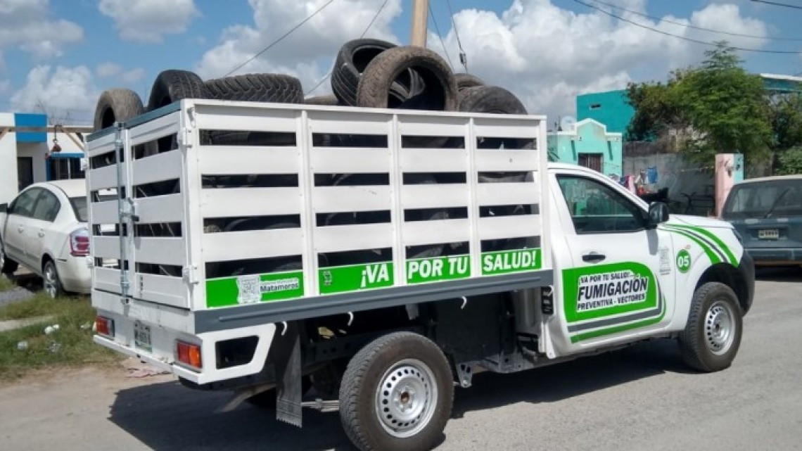 Eliminan criaderos del mosco transmisor del dengue en 46 colonias de Matamoros