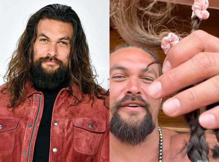 Jason Momoa se rapa el cabello por una buena causa