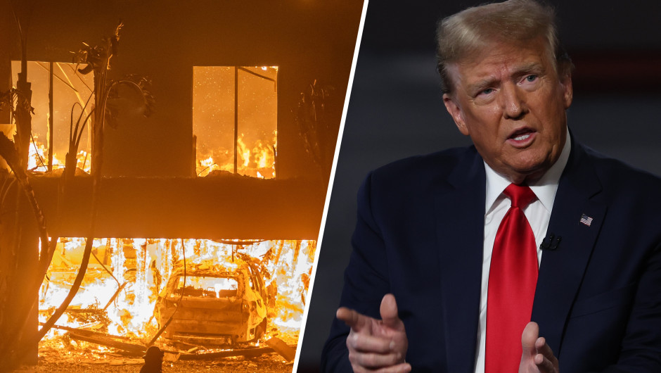 Califica Donald Trump de 'incompetentes' a políticos por los incendios en Los Ángeles