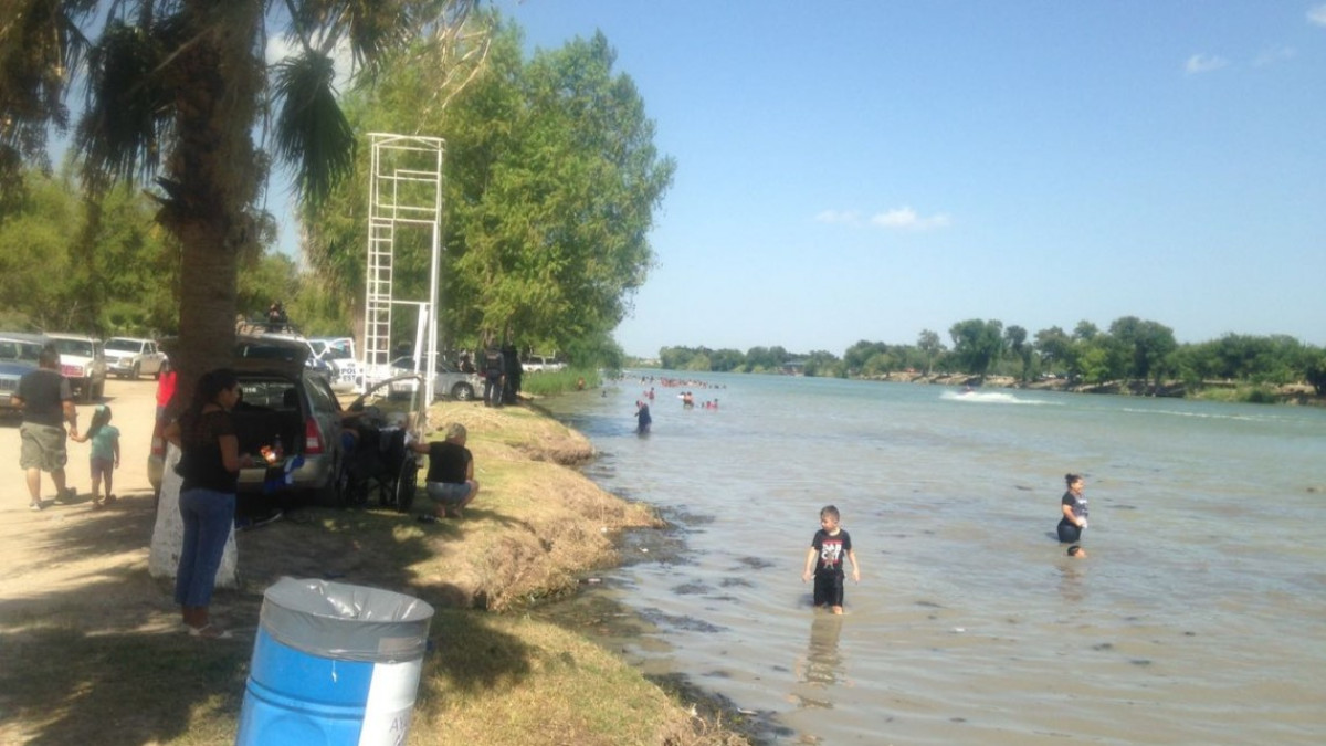 Disfrutan reynosenses y turistas recreativo La Playita