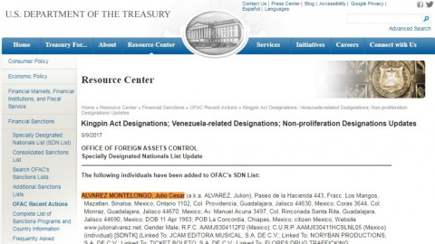 EU retirará visa a Rafael Márquez Álvarez y a Julión Álvarez 