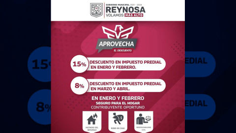 Brinda Gobierno Municipal descuentos del 15% en pago de Predial 