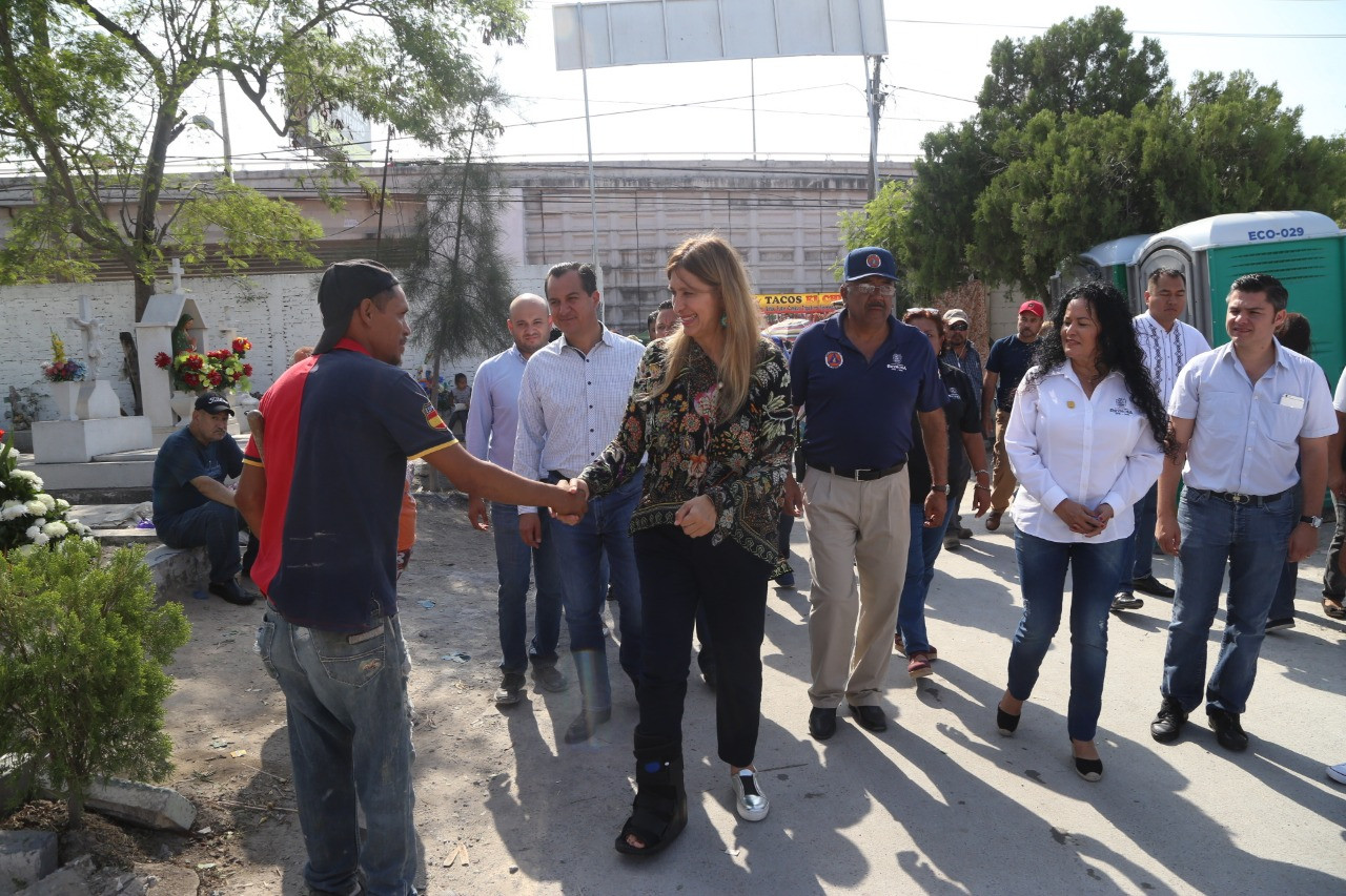 Supervisa Maki Ortiz Panteón Municipal