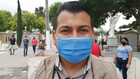 A pesar de la restricción del cupo al 50%, llegan miles a los panteones de Matamoros