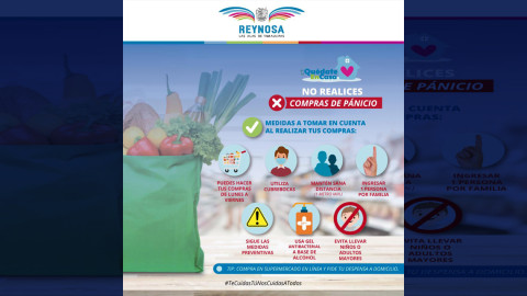 Exhorta Municipio a evitar compras de pánico