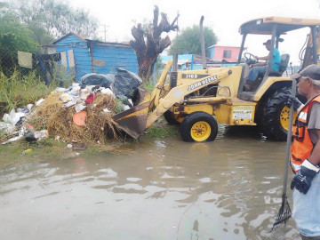 Recolectan hasta 180 toneladas de basura tras lluvias 