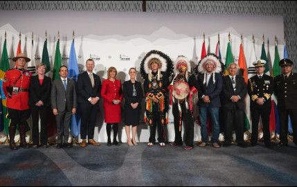 Sheinbaum llega a Canadá para participar en la Cumbre del G7