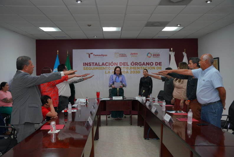Impulsa alcaldesa agenda 2030 con sociedad civil: instala y toma protesta a órgano de seguimiento para el desarrollo sostenible de Nuevo Laredo