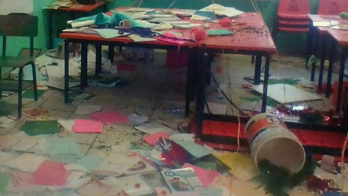 Vandalizan escuela primaria, ante ausencia de seguridad