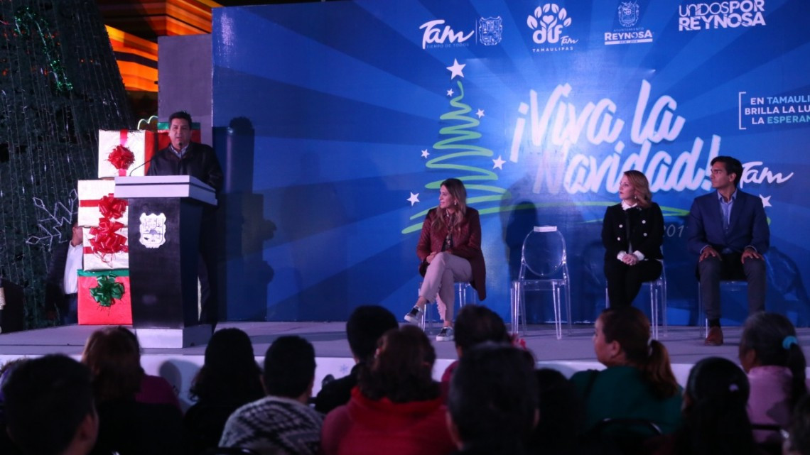 Maki Ortiz presente en "Viva la Navidad Tamaulipas"