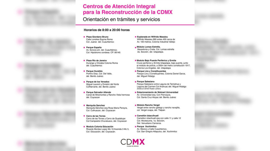 Mancera presenta estrategia de Reconstrucción para CDMX