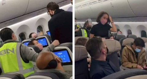 Mujer retrasa vuelo por no querer viajar en clase turista