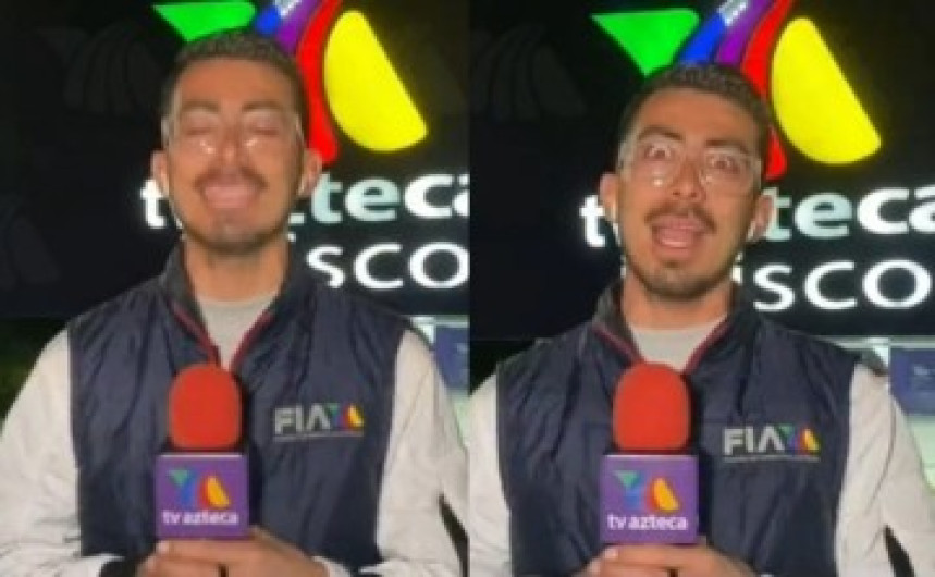 ¿Televisa o Tv Azteca? Reportero confunde nombres de televisoras en vivo