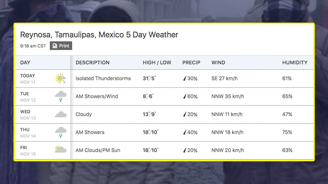 Este martes llega la primera tormenta invernal a Tamaulipas 