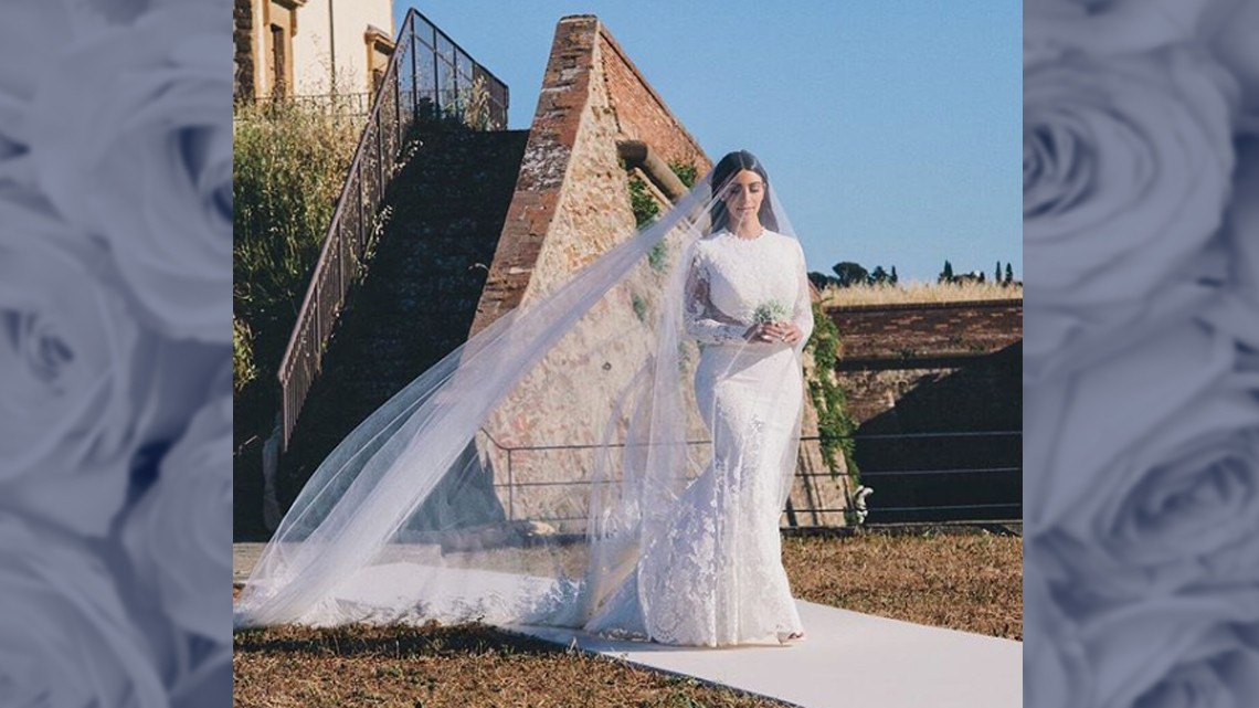 Kim Kardashian publica fotos inéditas de su boda con Kanye West