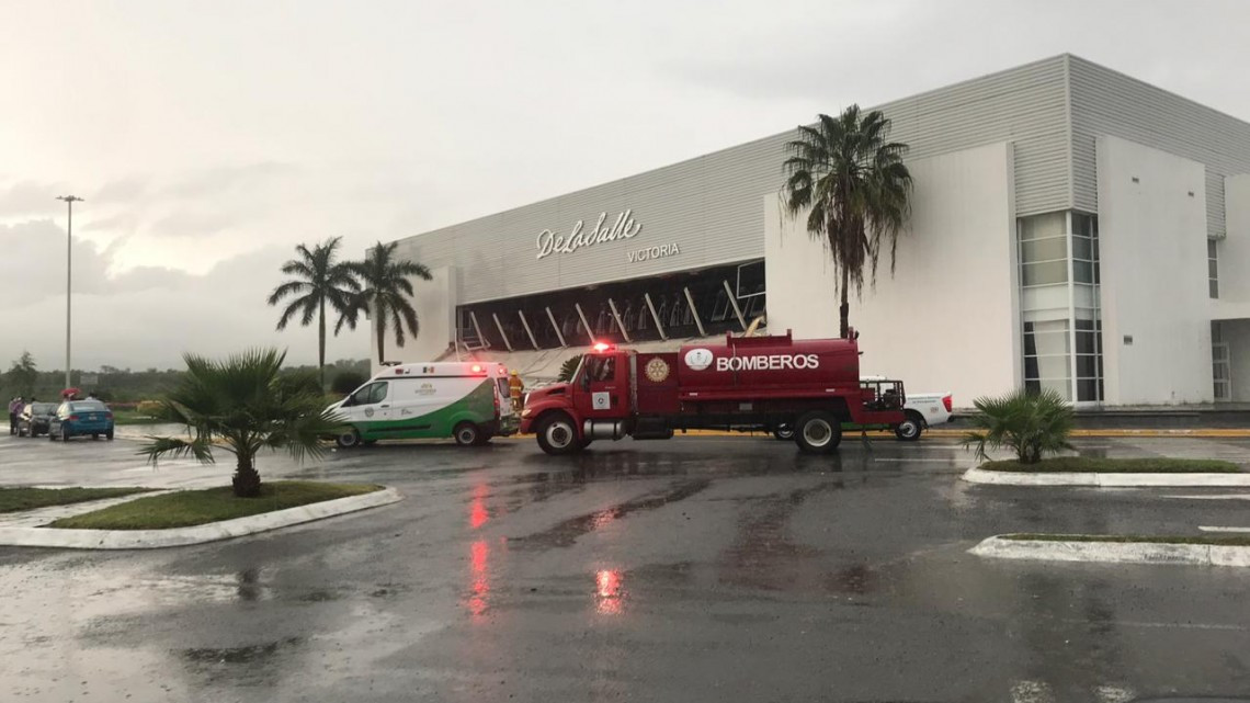 Azota intensa lluvia a Victoria 