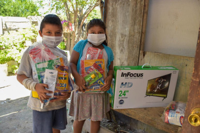 Sistema DIF Reynosa apoya a menores para que continúen con sus estudios